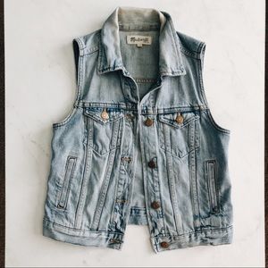 Madewell Denim Vest - EUC XS